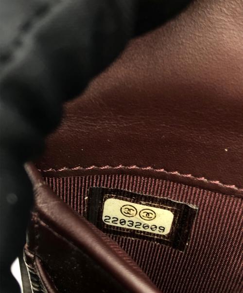 CHANEL（シャネル）CHANEL (シャネル) キャビアスキンロングウォレット ブラックの古着・服飾アイテム