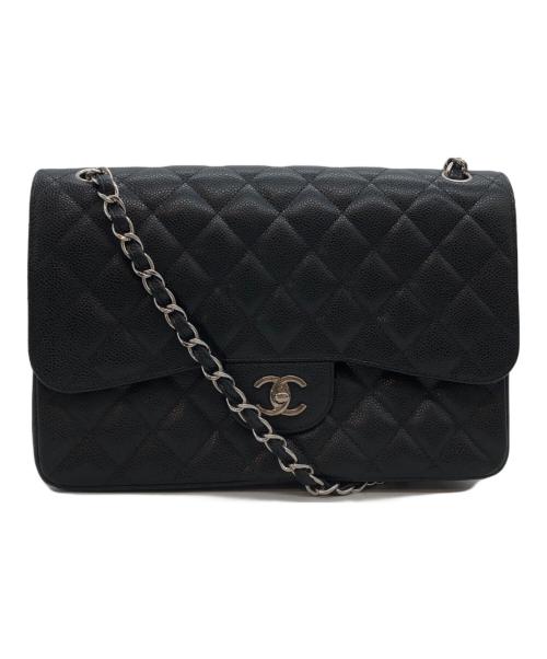CHANEL（シャネル）CHANEL (シャネル) マトラッセ30 ダブルフラップ ブラックの古着・服飾アイテム