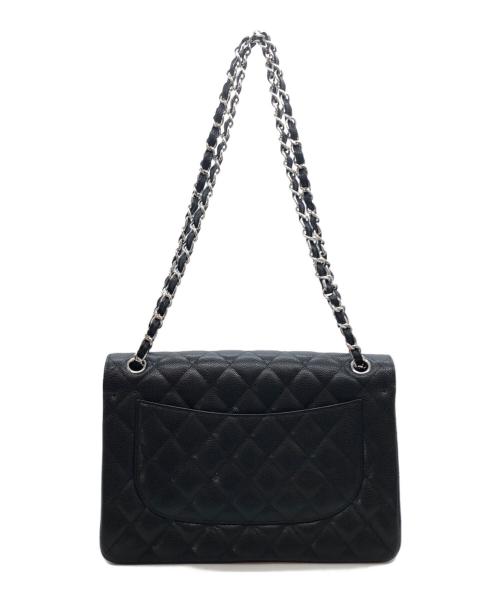 CHANEL（シャネル）CHANEL (シャネル) マトラッセ30 ダブルフラップ ブラックの古着・服飾アイテム