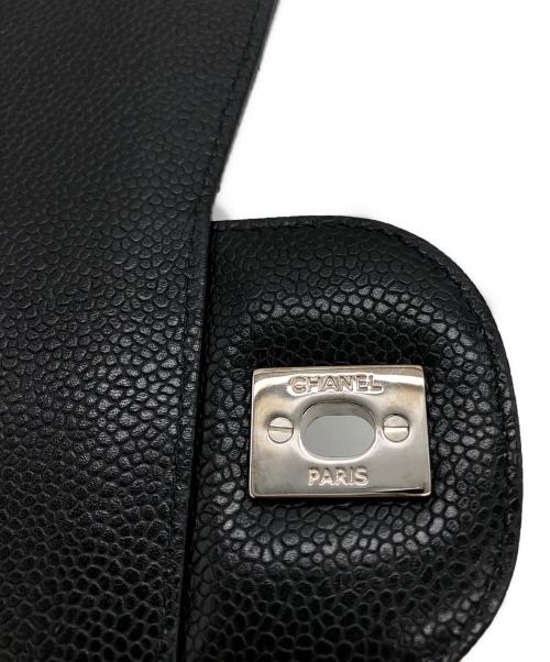 CHANEL（シャネル）CHANEL (シャネル) マトラッセ30 ダブルフラップ ブラックの古着・服飾アイテム