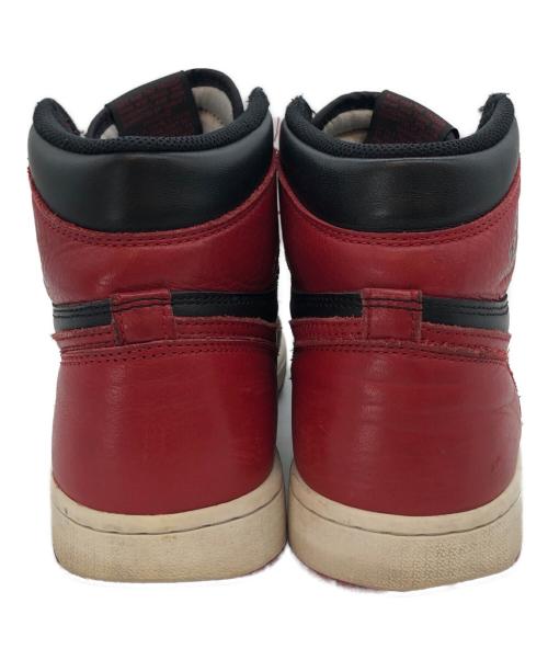 NIKE（ナイキ）NIKE (ナイキ) AIR JORDAN 1 RETRO HIGH OG BRED レッド サイズ:US10の古着・服飾アイテム