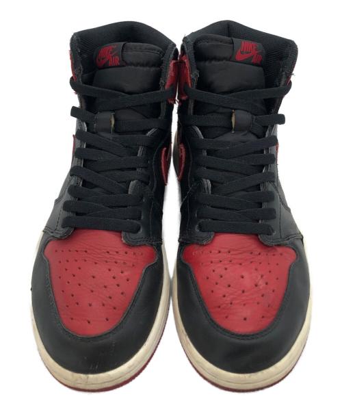 NIKE（ナイキ）NIKE (ナイキ) AIR JORDAN 1 RETRO HIGH OG BRED レッド サイズ:US10の古着・服飾アイテム