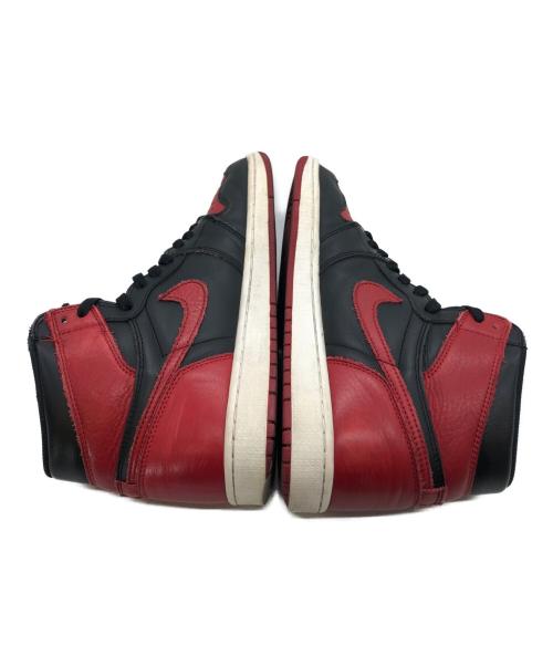 NIKE（ナイキ）NIKE (ナイキ) AIR JORDAN 1 RETRO HIGH OG BRED レッド サイズ:US10の古着・服飾アイテム