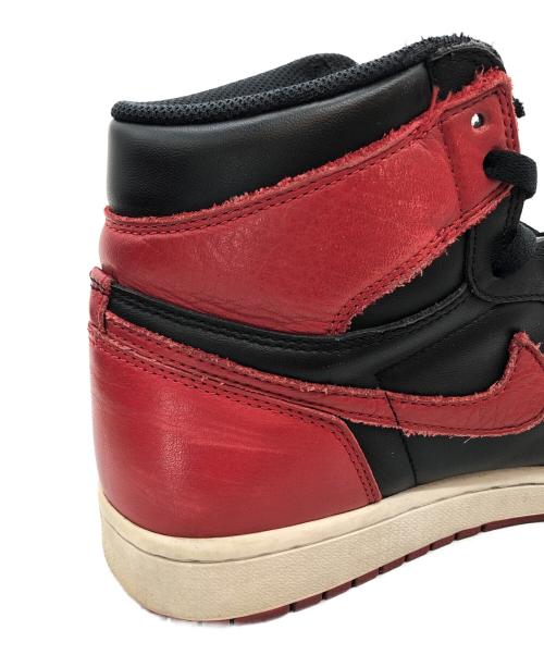NIKE（ナイキ）NIKE (ナイキ) AIR JORDAN 1 RETRO HIGH OG BRED レッド サイズ:US10の古着・服飾アイテム