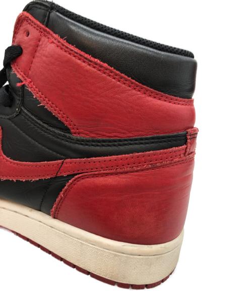 NIKE（ナイキ）NIKE (ナイキ) AIR JORDAN 1 RETRO HIGH OG BRED レッド サイズ:US10の古着・服飾アイテム