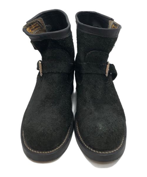 CHIPPEWA（チペワ）CHIPPEWA (チペワ) ブラックスエード エンジニアブーツ ブラック サイズ:7 1/2Eの古着・服飾アイテム