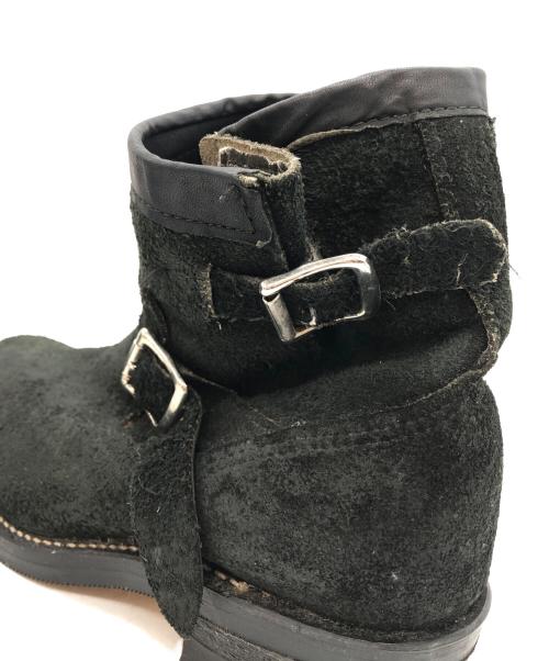 CHIPPEWA（チペワ）CHIPPEWA (チペワ) ブラックスエード エンジニアブーツ ブラック サイズ:7 1/2Eの古着・服飾アイテム