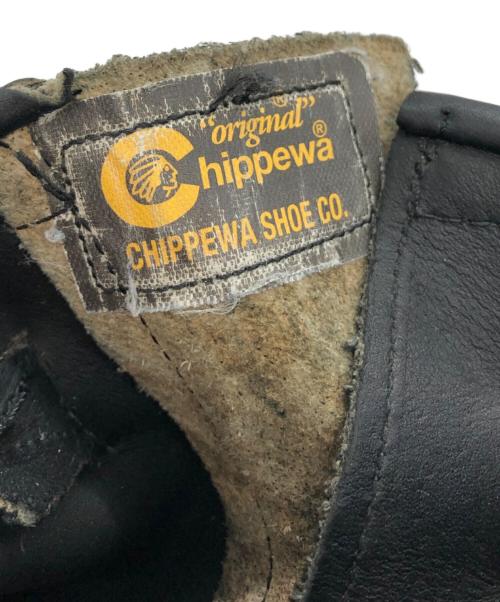 CHIPPEWA（チペワ）CHIPPEWA (チペワ) ブラックスエード エンジニアブーツ ブラック サイズ:7 1/2Eの古着・服飾アイテム