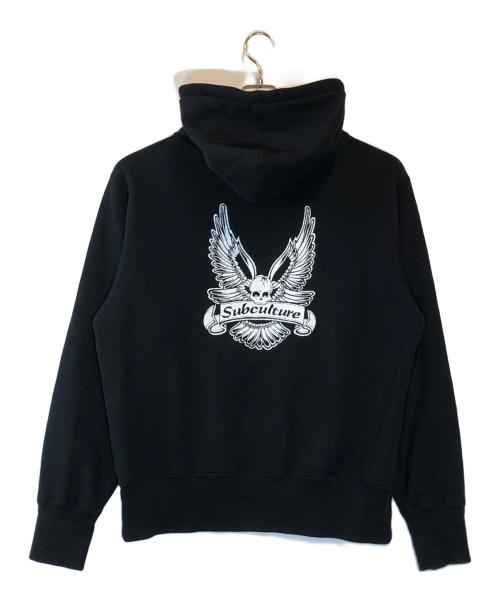 Subculture（サブカルチャー）Subculture (サブカルチャー) SKULL WING HOODIE ブラック サイズ:2の古着・服飾アイテム