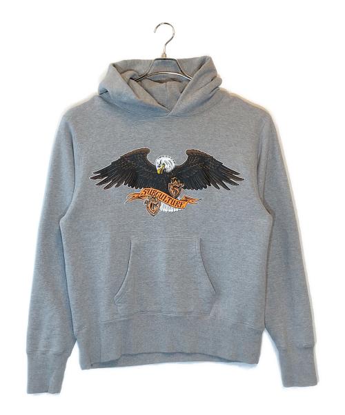 Subculture（サブカルチャー）Subculture (サブカルチャー) HOODIE(EMBLEM EAGLE) グレー サイズ:2の古着・服飾アイテム