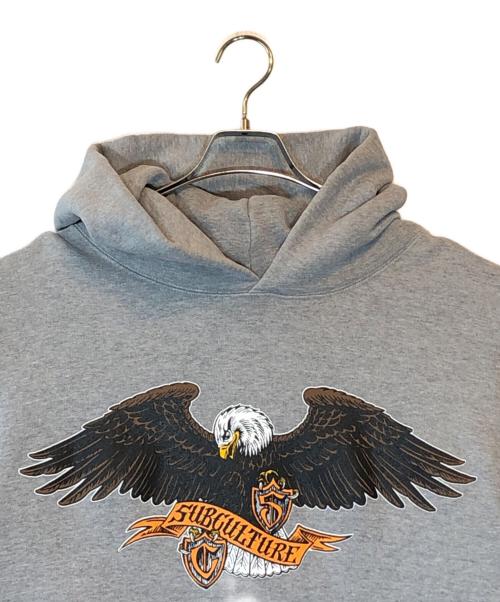 Subculture（サブカルチャー）Subculture (サブカルチャー) HOODIE(EMBLEM EAGLE) グレー サイズ:2の古着・服飾アイテム
