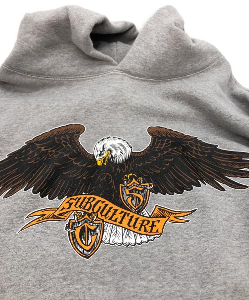 Subculture（サブカルチャー）Subculture (サブカルチャー) HOODIE(EMBLEM EAGLE) グレー サイズ:2の古着・服飾アイテム