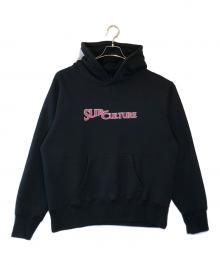 Subculture（サブカルチャー）の古着「EAGLE SKULL HOODIE」｜ブラック