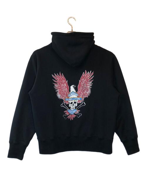 Subculture（サブカルチャー）Subculture (サブカルチャー) EAGLE SKULL HOODIE ブラック サイズ:3の古着・服飾アイテム