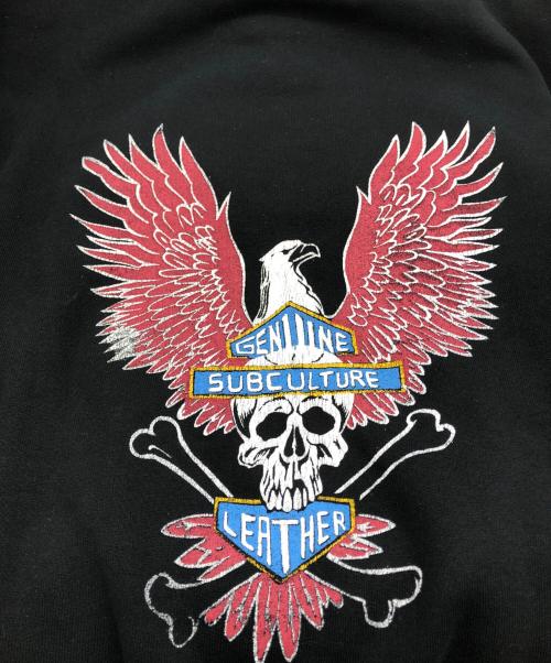 Subculture（サブカルチャー）Subculture (サブカルチャー) EAGLE SKULL HOODIE ブラック サイズ:3の古着・服飾アイテム