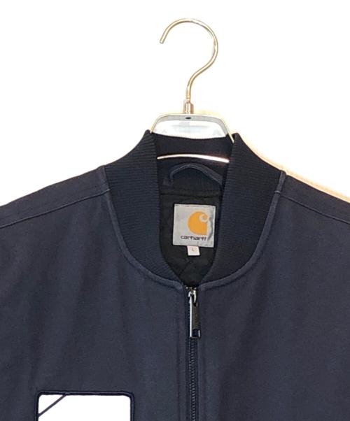 CarHartt（カーハート）CarHartt (カーハート) WTAPS (ダブルタップス) ダックベスト ネイビー サイズ:Lの古着・服飾アイテム