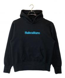 Subculture（サブカルチャー）の古着「EAGLE SKULL HOODIE」｜ブラック