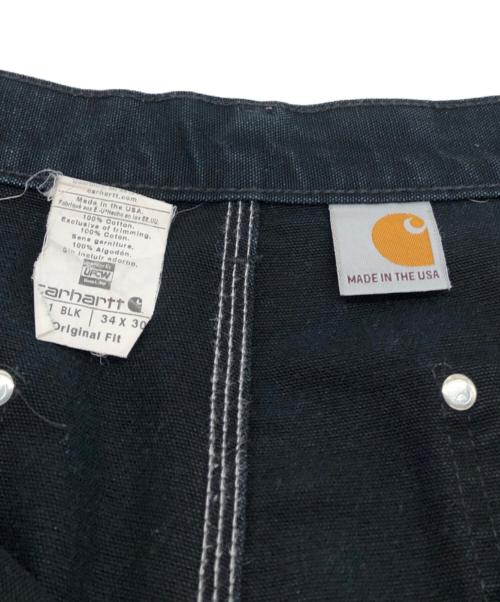 CarHartt（カーハート）CarHartt (カーハート) ダブルニーペインターパンツ ブラック サイズ:34×30の古着・服飾アイテム