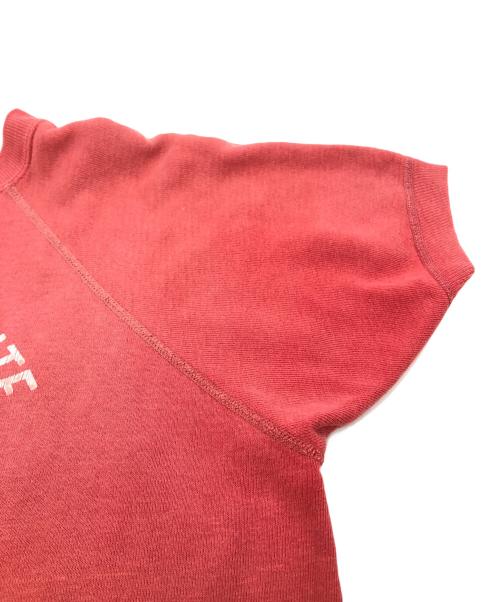 USED（ユーズド）USED (ユーズド) ヴィンテージスクール半袖スウェット レッド サイズ:下記参照の古着・服飾アイテム