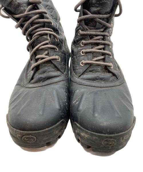 GUCCI（グッチ）GUCCI (グッチ) GGダックブーツ ブラック サイズ:9の古着・服飾アイテム