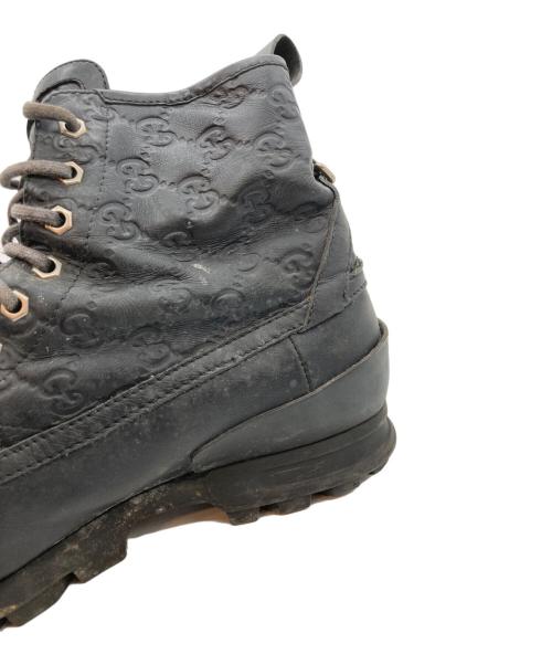 GUCCI（グッチ）GUCCI (グッチ) GGダックブーツ ブラック サイズ:9の古着・服飾アイテム