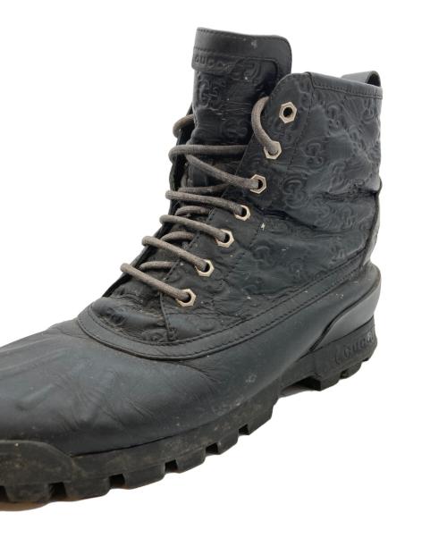 GUCCI（グッチ）GUCCI (グッチ) GGダックブーツ ブラック サイズ:9の古着・服飾アイテム