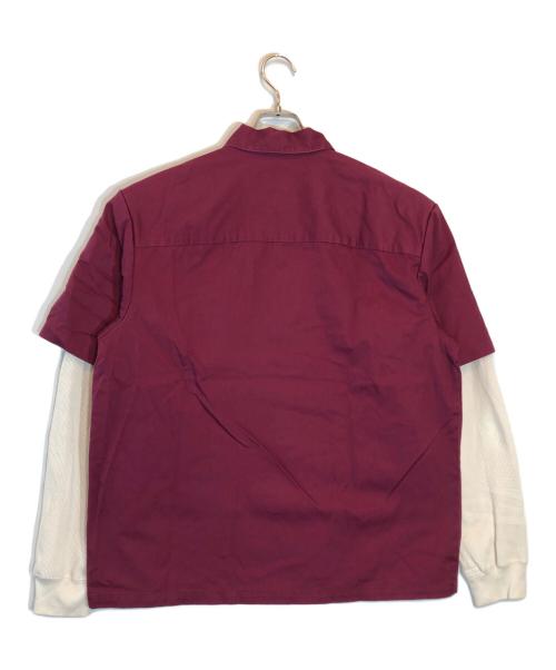SUPREME（シュプリーム）Supreme (シュプリーム) Thermal Work Shirt パープル サイズ:Mの古着・服飾アイテム