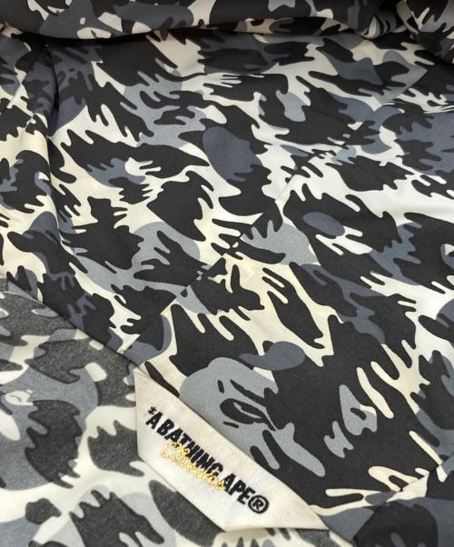 A BATHING APE（アベイシングエイプ）A BATHING APE (アベイシングエイプ) ナイロンジャケット グレー サイズ:Lの古着・服飾アイテム