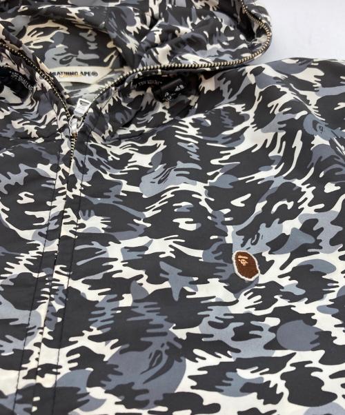 A BATHING APE（アベイシングエイプ）A BATHING APE (アベイシングエイプ) ナイロンジャケット グレー サイズ:Lの古着・服飾アイテム