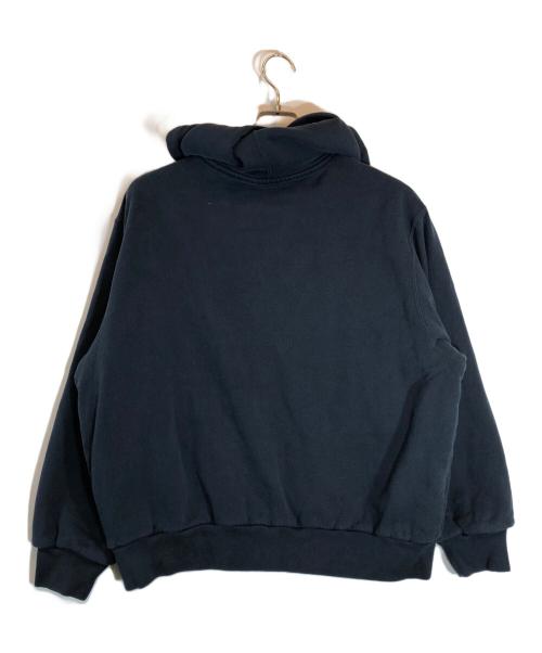 SUPREME（シュプリーム）Supreme (シュプリーム) Reversible Work Zip Up Hooded Sweatshirt（リバーシブルワークジップアップフーデッドスウェットシャツ） ネイビー×ブルー サイズ:Mの古着・服飾アイテム
