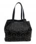 JIMMY CHOO (ジミーチュウ) スタースタッズ レザートートバッグ ブラック：27000円