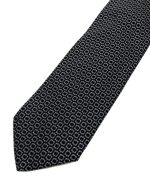 CELINE（セリーヌ）CELINE (セリーヌ) 総柄ネクタイ ブラック サイズ:下記参照の古着・服飾アイテム