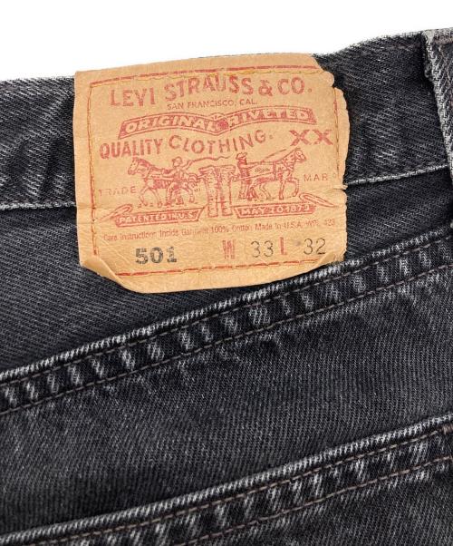 LEVI'S（リーバイス）LEVI'S (リーバイス) 後染め501デニムパンツ ブラック サイズ:W33×L32の古着・服飾アイテム