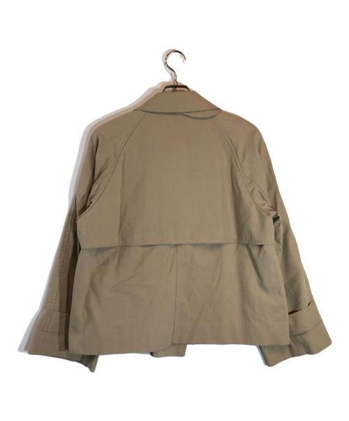 Spick and Span（スピック＆スパン）Spick and Span (スピック＆スパン) ソフトツイルショートトレンチコート ベージュ サイズ:36の古着・服飾アイテム