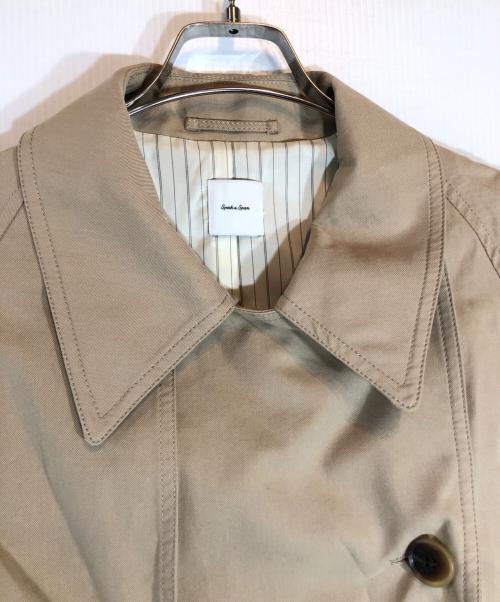 Spick and Span（スピック＆スパン）Spick and Span (スピック＆スパン) ソフトツイルショートトレンチコート ベージュ サイズ:36の古着・服飾アイテム