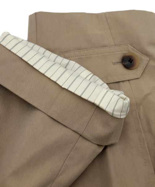 Spick and Span（スピック＆スパン）Spick and Span (スピック＆スパン) ソフトツイルショートトレンチコート ベージュ サイズ:36の古着・服飾アイテム