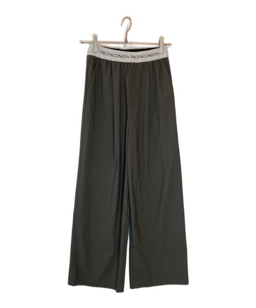 PROTAGONIST（プロタゴニスト）PROTAGONIST (プロタゴニスト) クールタッチ ウエストロゴパンツ グレー サイズ:SIZE 0の古着・服飾アイテム