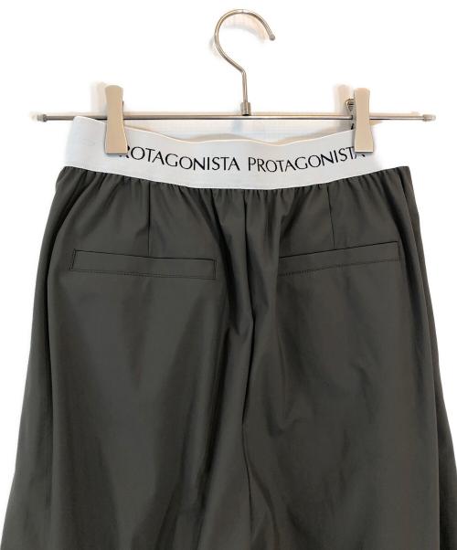 PROTAGONIST（プロタゴニスト）PROTAGONIST (プロタゴニスト) クールタッチ ウエストロゴパンツ グレー サイズ:SIZE 0の古着・服飾アイテム
