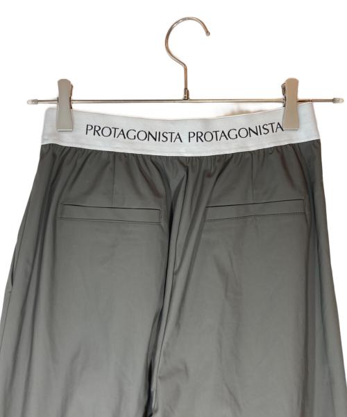 PROTAGONIST（プロタゴニスト）PROTAGONIST (プロタゴニスト) クールタッチ ウエストロゴパンツ グレー サイズ:SIZE 0の古着・服飾アイテム
