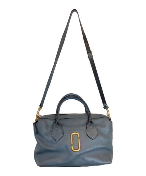 MARC JACOBS（マークジェイコブス）MARC JACOBS (マークジェイコブス) NOHO E/W ミディアムトートバッグ ブルーの古着・服飾アイテム