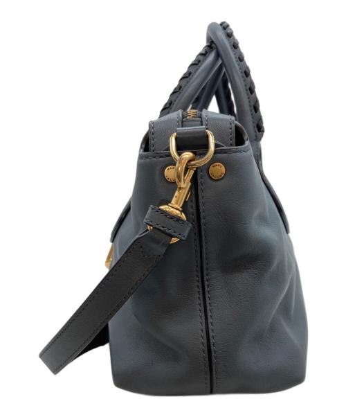 MARC JACOBS（マークジェイコブス）MARC JACOBS (マークジェイコブス) NOHO E/W ミディアムトートバッグ ブルーの古着・服飾アイテム