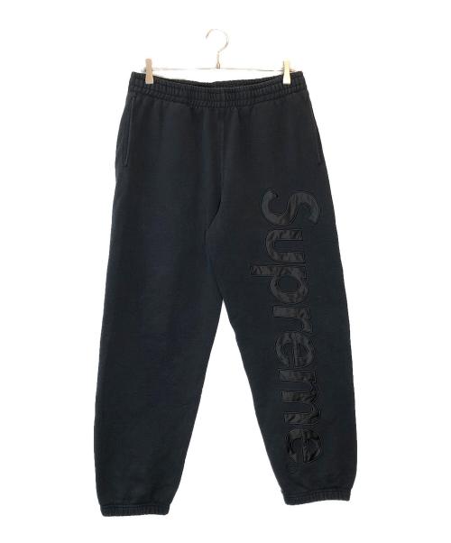 SUPREME（シュプリーム）Supreme (シュプリーム) satin applique sweatpant ブラック サイズ:Mediumの古着・服飾アイテム