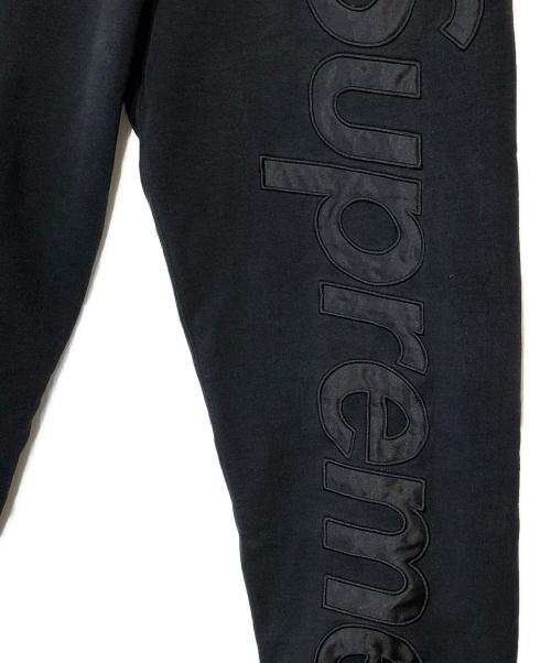 SUPREME（シュプリーム）Supreme (シュプリーム) satin applique sweatpant ブラック サイズ:Mediumの古着・服飾アイテム