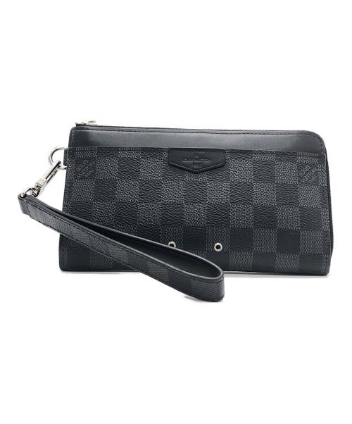 LOUIS VUITTON（ルイ ヴィトン）LOUIS VUITTON (ルイ ヴィトン) ジッピードラゴンヌ・ロングウォレット ブラック サイズ:下記参照の古着・服飾アイテム