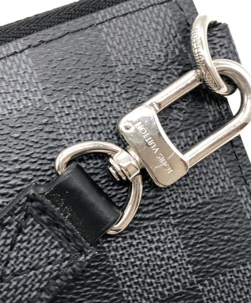 LOUIS VUITTON（ルイ ヴィトン）LOUIS VUITTON (ルイ ヴィトン) ジッピードラゴンヌ・ロングウォレット ブラック サイズ:下記参照の古着・服飾アイテム
