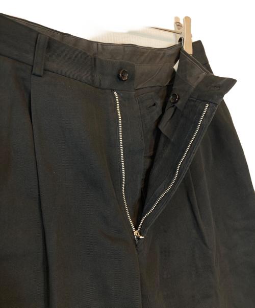 COMME des GARCONS HOMME（コムデギャルソン オム）COMME des GARCONS HOMME (コムデギャルソン オム) コットンタックパンツパンツ ブラック サイズ:Mの古着・服飾アイテム