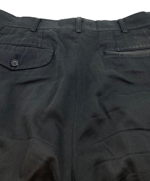 COMME des GARCONS HOMME（コムデギャルソン オム）COMME des GARCONS HOMME (コムデギャルソン オム) コットンタックパンツパンツ ブラック サイズ:Mの古着・服飾アイテム