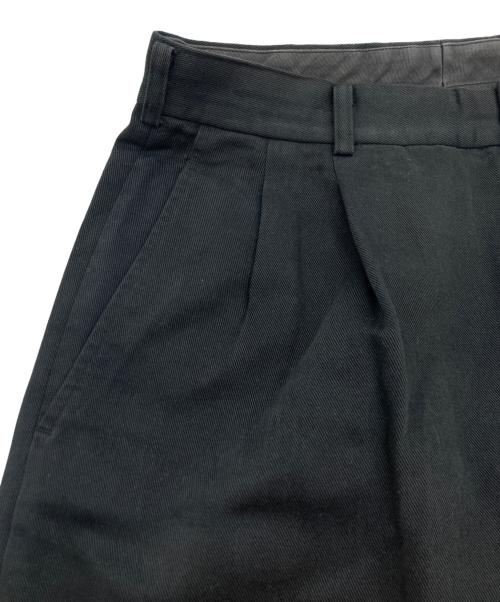 COMME des GARCONS HOMME（コムデギャルソン オム）COMME des GARCONS HOMME (コムデギャルソン オム) コットンタックパンツパンツ ブラック サイズ:Mの古着・服飾アイテム