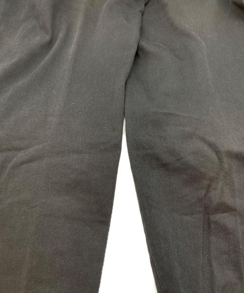 COMME des GARCONS HOMME（コムデギャルソン オム）COMME des GARCONS HOMME (コムデギャルソン オム) コットンタックパンツパンツ ブラック サイズ:Mの古着・服飾アイテム