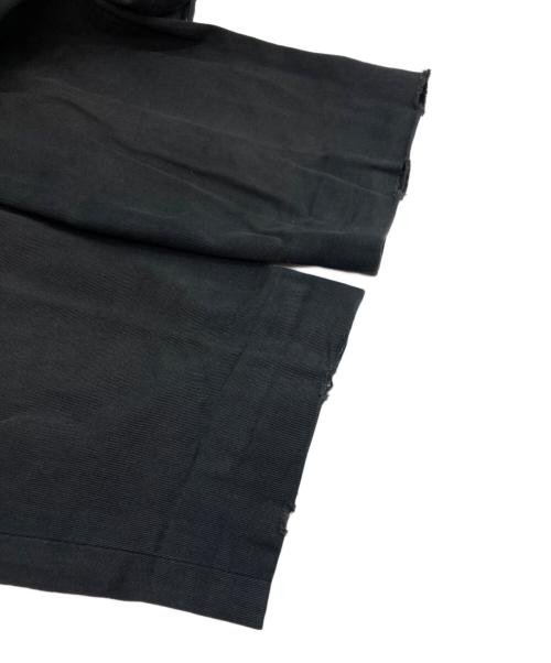 COMME des GARCONS HOMME（コムデギャルソン オム）COMME des GARCONS HOMME (コムデギャルソン オム) コットンタックパンツパンツ ブラック サイズ:Mの古着・服飾アイテム
